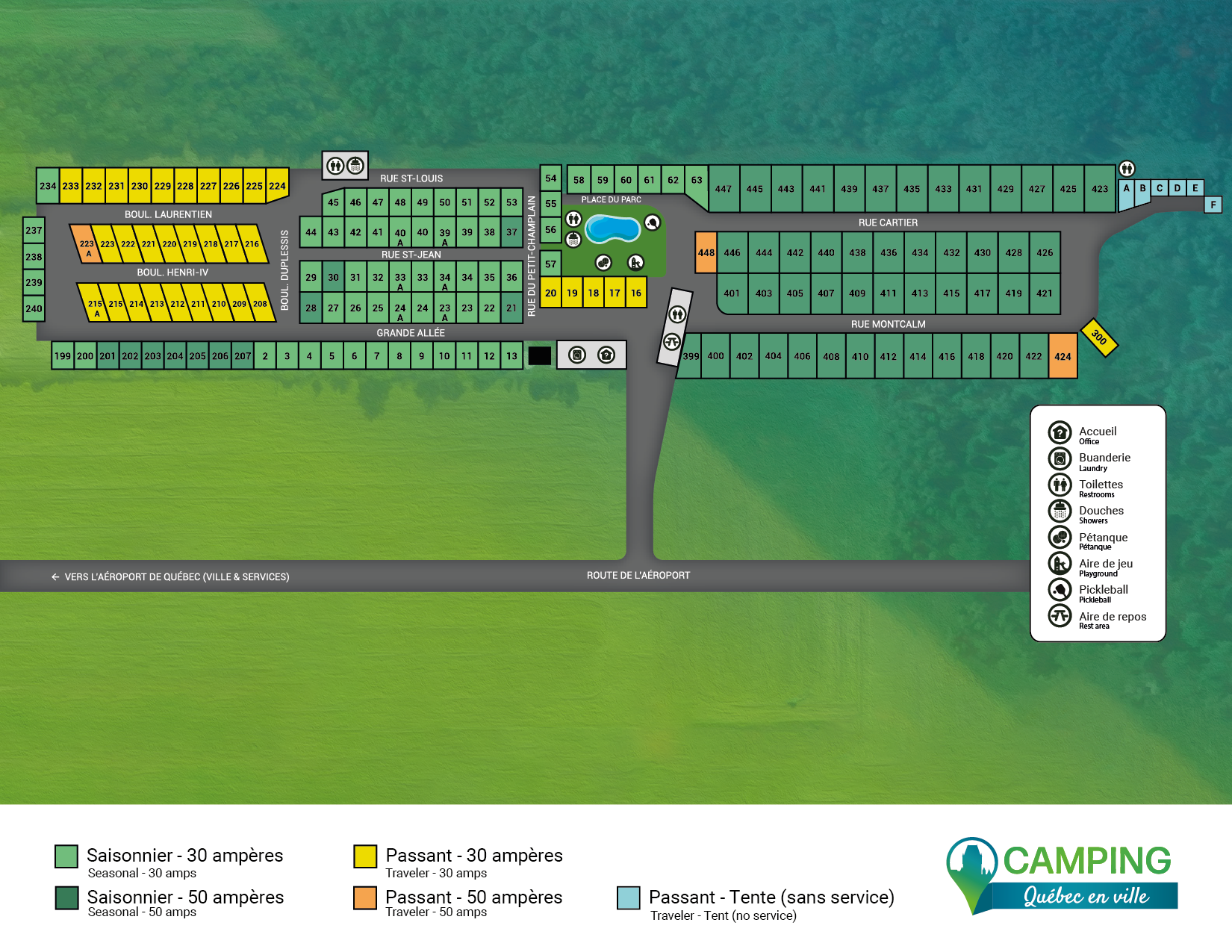 Plan du site Plan du site